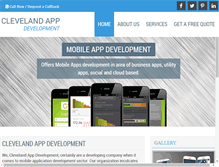 Tablet Screenshot of clevelandappdevelopment.com